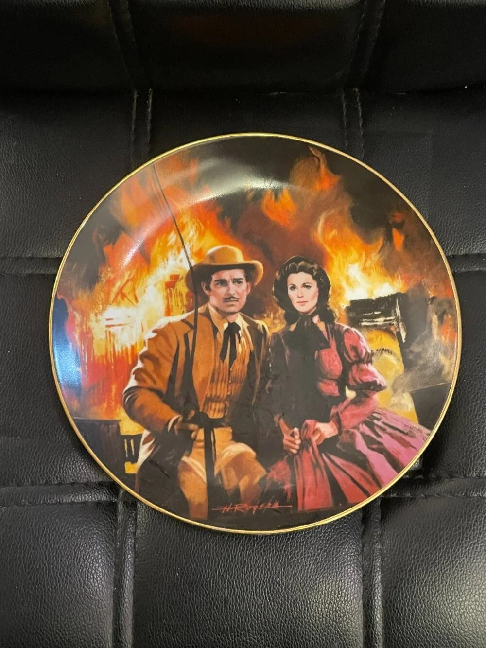 W.S. George Fine China collector plate titled 